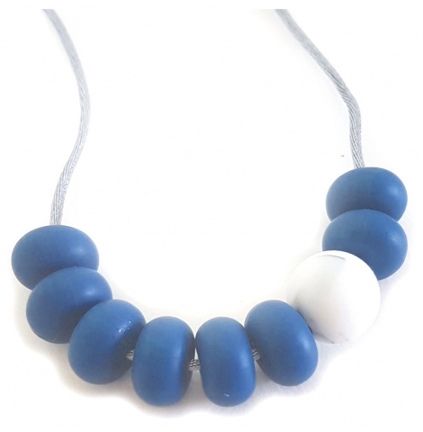 Indi & Frey - necklace, adore vintage blue